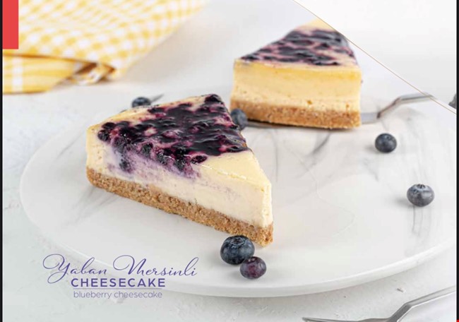 Yaban Mersinli Cheesecake